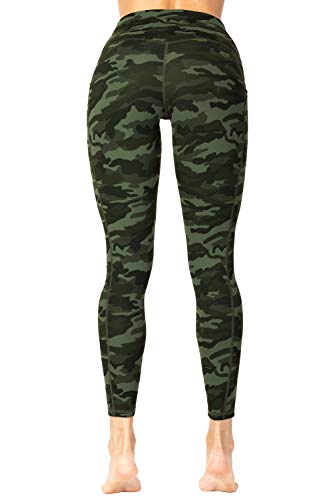 Wirezoll Deportivos Leggings Mallas Mujer Yoga Pilates Fitness de Cintura Alta (Camuflaje, M)