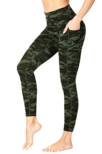 Wirezoll Deportivos Leggings Mallas Mujer Yoga Pilates Fitness de Cintura Alta (Camuflaje, M)