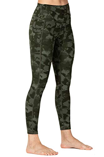 Wirezoll Deportivos Leggings Mallas Mujer Yoga Pilates Fitness de Cintura Alta (Estampado de Camuflaje, M)