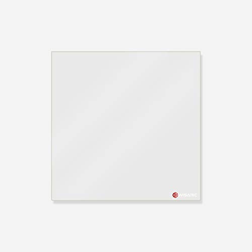 Wisamic Lecho térmico de vidrio borosilicato transparente 220x220x3mm para impresoras 3D MK2 / MK2A, Anet A8, Anet A6, Reprap, Mendel