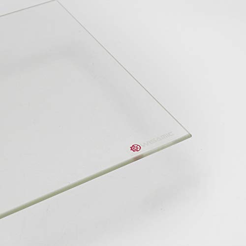 Wisamic Lecho térmico de vidrio borosilicato transparente 220x220x3mm para impresoras 3D MK2 / MK2A, Anet A8, Anet A6, Reprap, Mendel Wisamic Lecho térmico de vidrio borosilicato transparente 220x220x3mm para impresoras 3D MK2 / MK2A, Anet A8, Anet A6, Reprap, Mendel