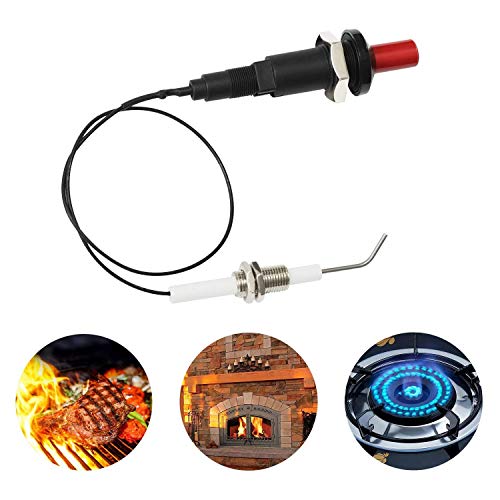 wivarra 3 Piezas Dispositivo ElectróNico de Alambre de BujíA de Encendido de Electrodo de CeráMica Universal para Parrilla y Calentador de Estufa de Gas para Chimenea wivarra 3 Piezas Dispositivo ElectróNico de Alambre de BujíA de Encendido de Electrodo de CeráMica Universal para Parrilla y Calentador de Estufa de Gas para Chimenea