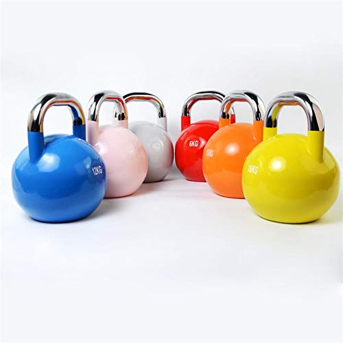 WJJ Pesa Rusa Pesa Rusa 8kg Color De Deportes Kettlebell Mujeres Delgado Hombre Portaje Músculos Músculos Brazo Músculos Inicio Equipo De Aptitud Pintura Kettlebell Mancuernas Todos Steel (4KG-32KG)