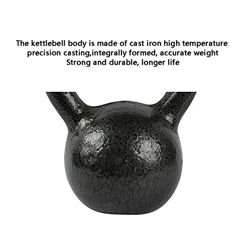 WJJ Pesa Rusa Pesa Rusa 8kg Kettlebell Levantamiento Kettle Muñeca Entrenamiento Kettlebell Cast Ball Ball Capitive Fitness Formación (Size : 16KG)