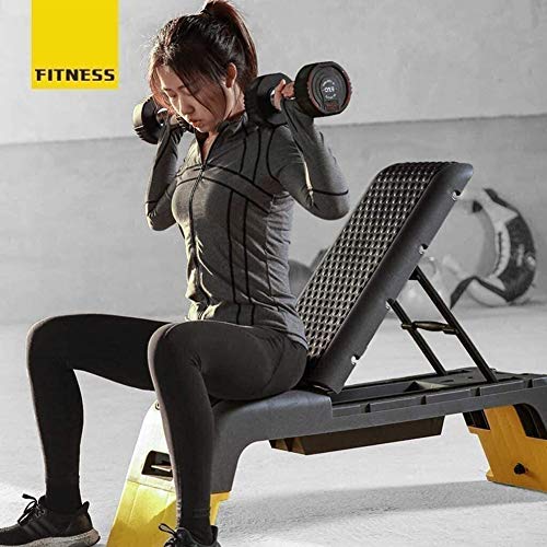 WLDOCA El Ejercicio aeróbico Paso a Paso en la Cubierta, 43.3 '' Ajustable Ejercicios de Fitness Paso Plataforma Entrenador de Gimnasio en casa y Oficina