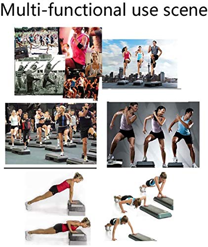 WLDOCA Paso Plataforma, Ajustable Equipo de Ejercicio aeróbico Paso a Paso con 6" - 8" - 10" Risers para Fitness y Ejercicio aeróbico para el Paso de Cardio y Entrenamientos pliométricos,Verde WLDOCA Paso Plataforma, Ajustable Equipo de Ejercicio aeróbico Paso a Paso con 6" - 8" - 10" Risers para Fitness y Ejercicio aeróbico para el Paso de Cardio y Entrenamientos pliométricos,Verde