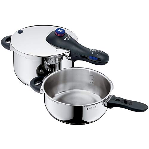 WMF Perfect Plus - Set con Olla Rápida, Diámetro 22 cm, Capacidad 4.5 l y Cuerpo, Capacidad 3 l, sin Portacomidas WMF Perfect Plus - Set con Olla Rápida, Diámetro 22 cm, Capacidad 4.5 l y Cuerpo, Capacidad 3 l, sin Portacomidas