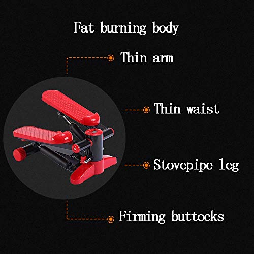 WMX Escaladora de tamaño Mini, con pantalla LED, instalación hidráulica, silenciosa, ejercicio aeróbico, multifuncional, equipo de fitness para casa, oficina, portátil, paso a paso WMX Escaladora de tamaño Mini, con pantalla LED, instalación hidráulica, silenciosa, ejercicio aeróbico, multifuncional, equipo de fitness para casa, oficina, portátil, paso a paso