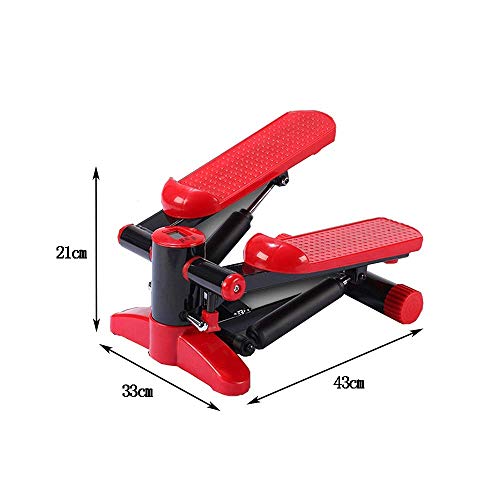 WMX Escaladora de tamaño Mini, con pantalla LED, instalación hidráulica, silenciosa, ejercicio aeróbico, multifuncional, equipo de fitness para casa, oficina, portátil, paso a paso WMX Escaladora de tamaño Mini, con pantalla LED, instalación hidráulica, silenciosa, ejercicio aeróbico, multifuncional, equipo de fitness para casa, oficina, portátil, paso a paso