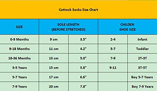 Wobon 12 Pares de Calcetines Antideslizantes para Niños Pequeños Algodón Lindo con Puños, Calcetines Antideslizantes para Bebés (12 pares de avión y coche, 6-12 meses)