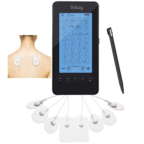 Wolady Masajeador Electroestimulador Digital EMS TENS Masaje Recargable 28 Modo 2 Canales Masajeador Portatil Estimulador Eléctrico Muscular 8 Electrodos 20 Pulsos Aliviar Dolor Espalda Cuello Hombro Wolady Masajeador Electroestimulador Digital EMS TENS Masaje Recargable 28 Modo 2 Canales Masajeador Portatil Estimulador Eléctrico Muscular 8 Electrodos 20 Pulsos Aliviar Dolor Espalda Cuello Hombro