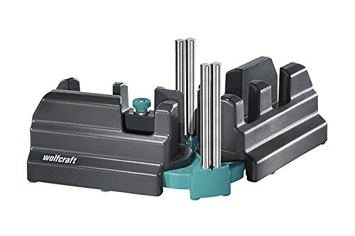 Wolfcraft 6948200 - Caja ingletadora y falsa escuadra 2 en 1, Color Negro Wolfcraft 6948200 - Caja ingletadora y falsa escuadra 2 en 1, Color Negro