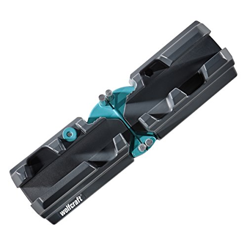 Wolfcraft 6948200 - Caja ingletadora y falsa escuadra 2 en 1, Color Negro Wolfcraft 6948200 - Caja ingletadora y falsa escuadra 2 en 1, Color Negro