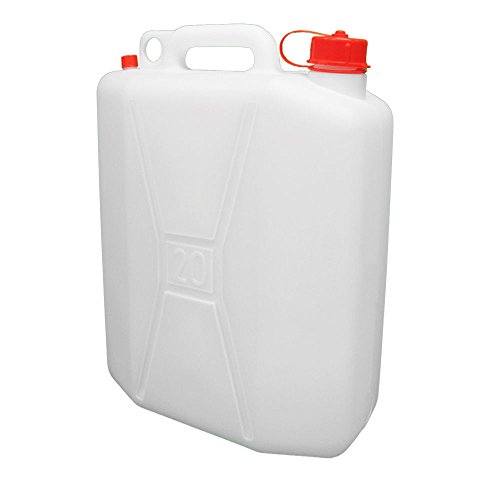 WOLFPACK LINEA PROFESIONAL 5085530 Bidon Garrafa Plastico Alimentario 20 litros, Blanco WOLFPACK LINEA PROFESIONAL 5085530 Bidon Garrafa Plastico Alimentario 20 litros, Blanco