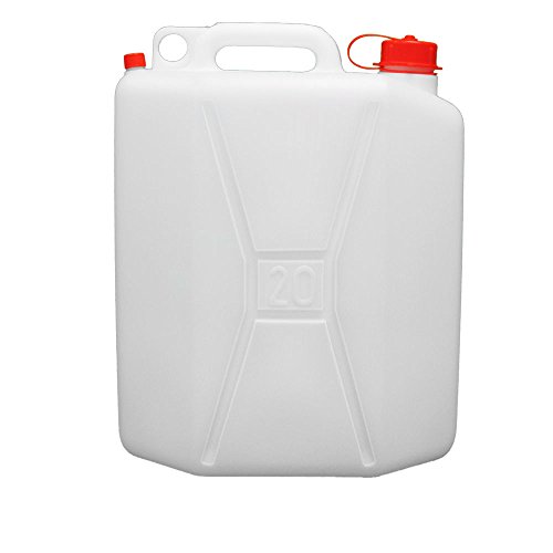 WOLFPACK LINEA PROFESIONAL 5085530 Bidon Garrafa Plastico Alimentario 20 litros, Blanco WOLFPACK LINEA PROFESIONAL 5085530 Bidon Garrafa Plastico Alimentario 20 litros, Blanco