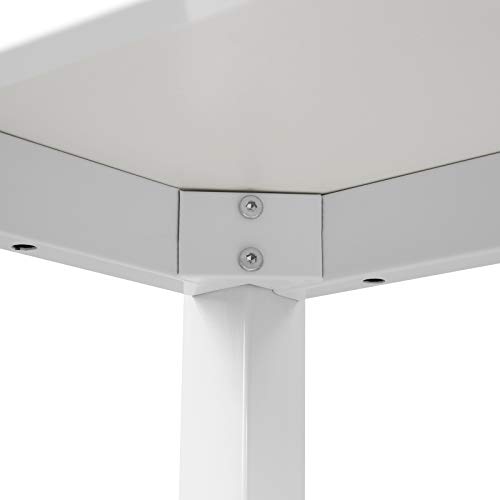 WOLTU Mesa de Bar Mesa de Bistro Mesa de Comedor con Estructura de Metal, MDF, 120x40x100cm (WxDxH) Blanco BT17ws WOLTU Mesa de Bar Mesa de Bistro Mesa de Comedor con Estructura de Metal, MDF, 120x40x100cm (WxDxH) Blanco BT17ws
