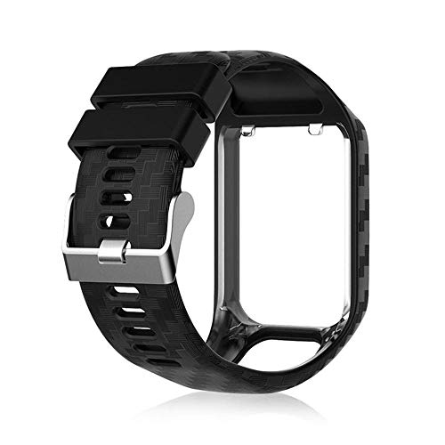 Womdee Bandas de Repuesto para Tomtom, Tomtom Reloj Correa de Silicona Suave Correas Pulseras Correa Deportiva Pulsera para Tom Tom Adventurer/Runner 2/Runner 3/Spark 3/Golfista 2