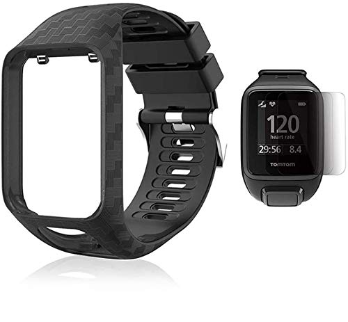 Womdee Bandas de Repuesto para Tomtom, Tomtom Reloj Correa de Silicona Suave Correas Pulseras Correa Deportiva Pulsera para Tom Tom Adventurer/Runner 2/Runner 3/Spark 3/Golfista 2 Womdee Bandas de Repuesto para Tomtom, Tomtom Reloj Correa de Silicona Suave Correas Pulseras Correa Deportiva Pulsera para Tom Tom Adventurer/Runner 2/Runner 3/Spark 3/Golfista 2