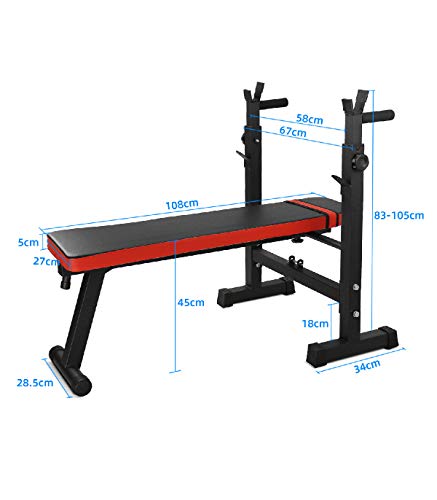 Wonduu | Banco De Musculación Multifunción Plegable | Press De Banca Reclinable Wonduu | Banco De Musculación Multifunción Plegable | Press De Banca Reclinable