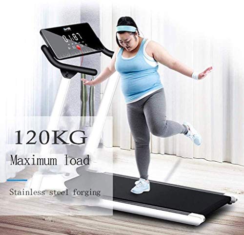 Woodtree Rueda de Andar Plegable Treadmil Cinta de Correr Plegable for el hogar Duradero Resistente Pantalla El LED Proporciona información sobre Velocidad, Tiempo, Distancia y calorías