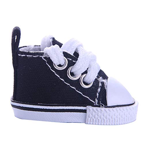 Woorea Zapatos de Lona de Muñeca, Zapatos Deportivos de Moda para Niñas de 14 Pulgadas,Calzado de Gimnasia para Recién Nacidos, Juguetes para Bebés Compatibles con Muñeca