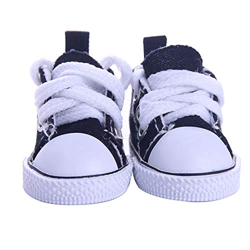 Woorea Zapatos de Lona de Muñeca, Zapatos Deportivos de Moda para Niñas de 14 Pulgadas,Calzado de Gimnasia para Recién Nacidos, Juguetes para Bebés Compatibles con Muñeca