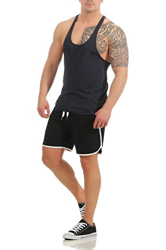 Work Hard Camiseta sin Mangas, Tank Top Stringer de musculación para Hombre, Größe Textil:XXL, Farbe:Azul Marino/Navy Work Hard Camiseta sin Mangas, Tank Top Stringer de musculación para Hombre, Größe Textil:XXL, Farbe:Azul Marino/Navy
