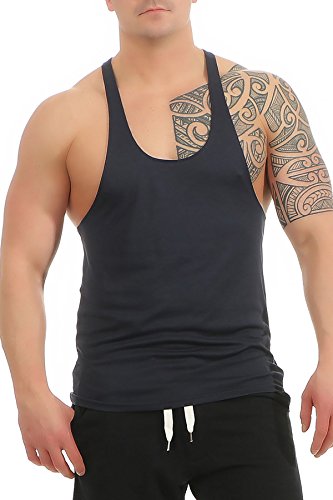 Work Hard Camiseta sin Mangas, Tank Top Stringer de musculación para Hombre, Größe Textil:XXL, Farbe:Azul Marino/Navy Work Hard Camiseta sin Mangas, Tank Top Stringer de musculación para Hombre, Größe Textil:XXL, Farbe:Azul Marino/Navy