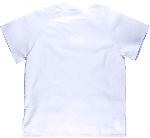 Work Team Uniforme Sanitario, con elástico y cordón en la Cintura, Casaca y Pantalon Unisex Blanco 3XL Work Team Uniforme Sanitario, con elástico y cordón en la Cintura, Casaca y Pantalon Unisex Blanco 3XL