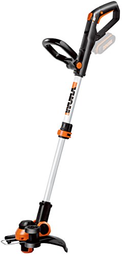 Worx Wg163E.9 Batería Negro, Metálico, Naranja Cortabordes y Desbrozadora Cortacésped (String Trimmer, Nylon Line, D-Loop Handle, 1,65 Mm, 3 M, Negro, Metálico, Naranja) + Wa0004 1 Carrete Cortabordes