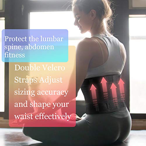 WOSTOO Mujer Cintura Entrenador, Fajas Reductoras Adelgazantes Mujer Fajas Reductoras Adelgazantes Faja Reductora Cinturón Lumbar Abdomen Adjustable para Deporte Fitness - Negro WOSTOO Mujer Cintura Entrenador, Fajas Reductoras Adelgazantes Mujer Fajas Reductoras Adelgazantes Faja Reductora Cinturón Lumbar Abdomen Adjustable para Deporte Fitness - Negro