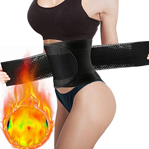 WOSTOO Mujer Cintura Entrenador, Fajas Reductoras Adelgazantes Mujer Fajas Reductoras Adelgazantes Faja Reductora Cinturón Lumbar Abdomen Adjustable para Deporte Fitness - Negro WOSTOO Mujer Cintura Entrenador, Fajas Reductoras Adelgazantes Mujer Fajas Reductoras Adelgazantes Faja Reductora Cinturón Lumbar Abdomen Adjustable para Deporte Fitness - Negro