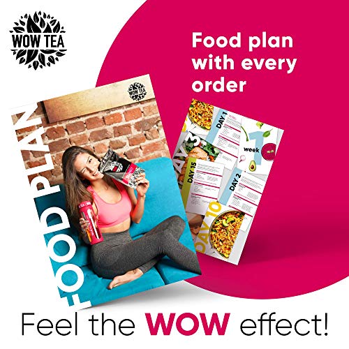 WOW TEA SlimFit Té - Té adelgazante extra poderoso con té verde orgánico, yerba mate y jengibre - Acelera el metabolismo, frena los antojos de comida y ayuda con la quema de grasa | 150g, Made in EU WOW TEA SlimFit Té - Té adelgazante extra poderoso con té verde orgánico, yerba mate y jengibre - Acelera el metabolismo, frena los antojos de comida y ayuda con la quema de grasa | 150g, Made in EU