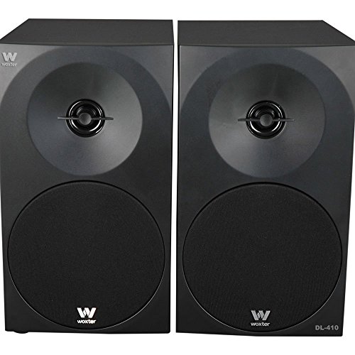 Woxter Dynamic Line 410 – Altavoces estéreo 2.0 Autoamplificados con 150W de potencia, Madera, Woofer de 4 pulgadas, 2 Tweeter, 3.5 mm, RCA, Control volumen, agudos, graves, Bookself Speakers, Negro Woxter Dynamic Line 410 – Altavoces estéreo 2.0 Autoamplificados con 150W de potencia, Madera, Woofer de 4 pulgadas, 2 Tweeter, 3.5 mm, RCA, Control volumen, agudos, graves, Bookself Speakers, Negro