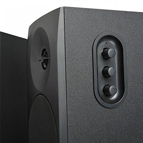 Woxter Dynamic Line 410 – Altavoces estéreo 2.0 Autoamplificados con 150W de potencia, Madera, Woofer de 4 pulgadas, 2 Tweeter, 3.5 mm, RCA, Control volumen, agudos, graves, Bookself Speakers, Negro Woxter Dynamic Line 410 – Altavoces estéreo 2.0 Autoamplificados con 150W de potencia, Madera, Woofer de 4 pulgadas, 2 Tweeter, 3.5 mm, RCA, Control volumen, agudos, graves, Bookself Speakers, Negro