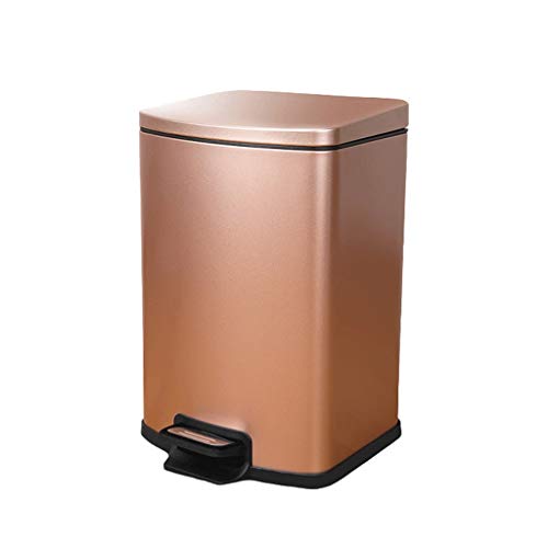 WPBOY Botes de Basura Acero Inoxidable Bote de Basura, con la Tapa litros Pedal Cubo de Basura, 1.3/1.8/2.3/3.1 galones de Capacidad, for la Cocina, Oficina, hogar, Dormitorio Cubos de Reciclaje WPBOY Botes de Basura Acero Inoxidable Bote de Basura, con la Tapa litros Pedal Cubo de Basura, 1.3/1.8/2.3/3.1 galones de Capacidad, for la Cocina, Oficina, hogar, Dormitorio Cubos de Reciclaje