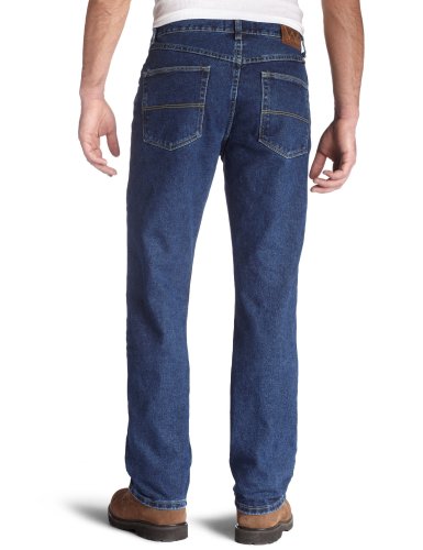 Wrangler Regular Fit Jean Jeans, Color Azul Vaquero Oscuro, 34W x 30L para Hombre