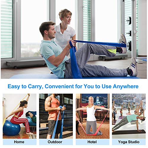 Wrei Bandas Elasticas Fitness, 1.5M/1.8M/2.0M Bandas de Resistencia con 3 Niveles, Cintas Elasticas Fitness para Yoga, Pilates, Crossfit, Estiramientos, Muscular, Piernas, Brazos, Fuerza(3 Pieces) Wrei Bandas Elasticas Fitness, 1.5M/1.8M/2.0M Bandas de Resistencia con 3 Niveles, Cintas Elasticas Fitness para Yoga, Pilates, Crossfit, Estiramientos, Muscular, Piernas, Brazos, Fuerza(3 Pieces)