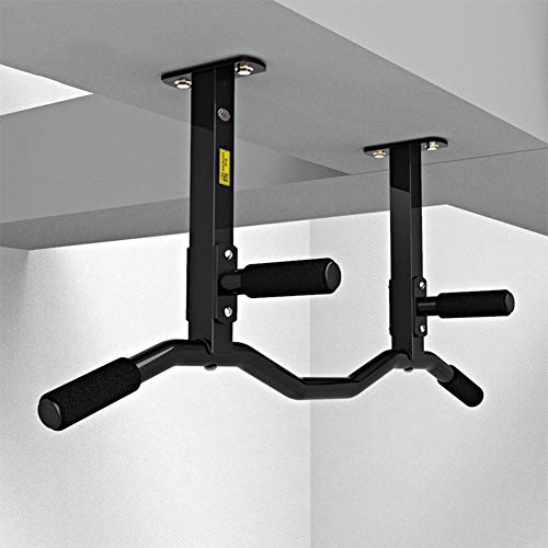 WSDSB Barra de Dominadas de Techo, Multifuncional Fijado a la Pared Barra de Tracción con 4 Posiciones de Agarre, Carga Máxima 550lbs WSDSB Barra de Dominadas de Techo, Multifuncional Fijado a la Pared Barra de Tracción con 4 Posiciones de Agarre, Carga Máxima 550lbs