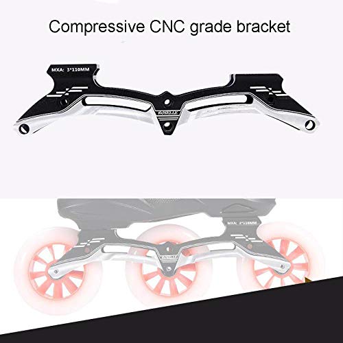 WuJiPeng Carreras De Velocidad Profesional Patines En Línea 3 Ruedas con Ruedas 110 Mm Anticolisión Resistentes Al Desgaste para Adultos Hombres Y Mujeres,White-41EU