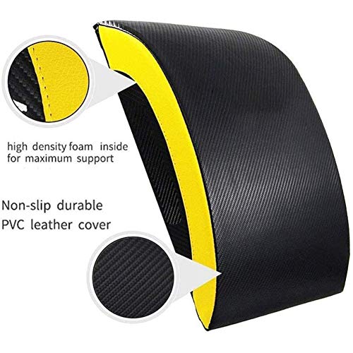 Wwtoukui Cojines Abdominales Portátiles,Almohadilla De Soporte para Entrenamiento del Abdomen Lumbar,Cojín De Masaje para Columna Vertebral De Yoga,Gimnasio Abdominal Pilates Fitness Mat,Single