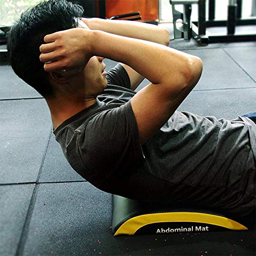 Wwtoukui Cojines Abdominales Portátiles,Almohadilla De Soporte para Entrenamiento del Abdomen Lumbar,Cojín De Masaje para Columna Vertebral De Yoga,Gimnasio Abdominal Pilates Fitness Mat,Single