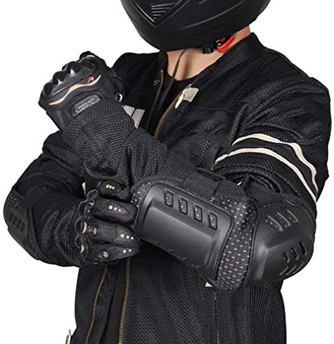 WYBD Rodilleras para Motocicleta Y Bicicleta Coderas, 4 Piezas, Juegos De Equipo De Protección De Motocross Antideslizantes para Cajeros Automáticos a Prueba De Choques WYBD Rodilleras para Motocicleta Y Bicicleta Coderas, 4 Piezas, Juegos De Equipo De Protección De Motocross Antideslizantes para Cajeros Automáticos a Prueba De Choques