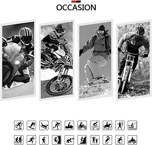 WYBD Rodilleras para Motocicleta Y Bicicleta Coderas, 4 Piezas, Juegos De Equipo De Protección De Motocross Antideslizantes para Cajeros Automáticos a Prueba De Choques WYBD Rodilleras para Motocicleta Y Bicicleta Coderas, 4 Piezas, Juegos De Equipo De Protección De Motocross Antideslizantes para Cajeros Automáticos a Prueba De Choques