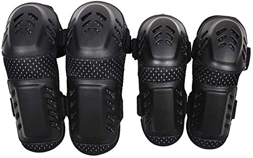 WYBD Rodilleras para Motocicleta Y Bicicleta Coderas, 4 Piezas, Juegos De Equipo De Protección De Motocross Antideslizantes para Cajeros Automáticos a Prueba De Choques WYBD Rodilleras para Motocicleta Y Bicicleta Coderas, 4 Piezas, Juegos De Equipo De Protección De Motocross Antideslizantes para Cajeros Automáticos a Prueba De Choques