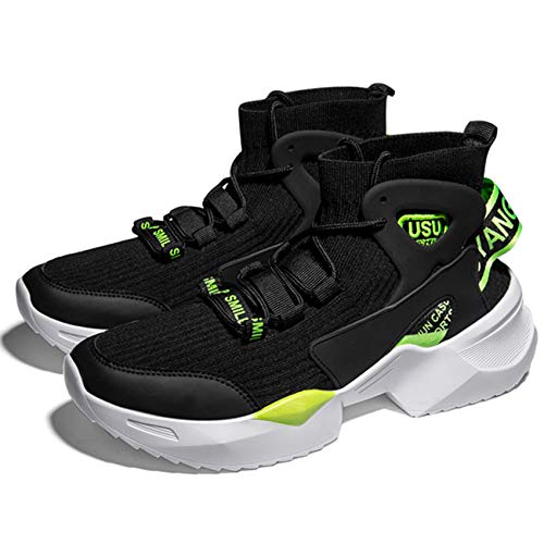WYEZ Zapatillas de Deporte Hombres Running Zapatos para Correr Gimnasio Sneakers Deportivas Antideslizantes Transpirable Cómodo Correr Sneakers,Verde,44 WYEZ Zapatillas de Deporte Hombres Running Zapatos para Correr Gimnasio Sneakers Deportivas Antideslizantes Transpirable Cómodo Correr Sneakers,Verde,44