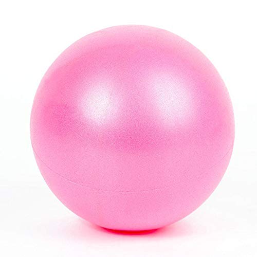 Wyi Mini pelota de yoga de 25 cm (7 a 9 pulgadas), mini pelota de ejercicio, pilates, fitness, yoga, terapia, pelota de estabilidad, para pilates con pajita inflable