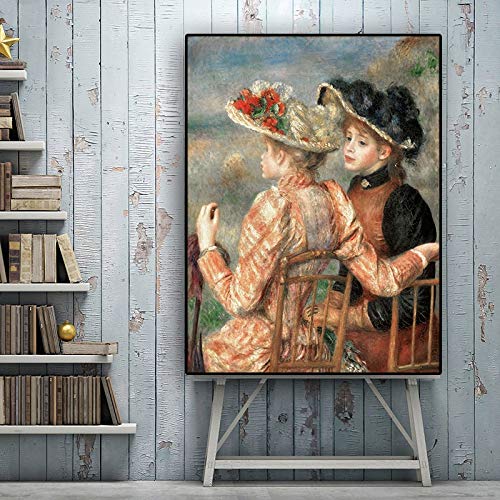 wZUN Pintura al óleo sobre Lienzo, Carteles e Impresiones, Sala de Estar nórdica, Arte Pop, Cuadro de Pared 50x60cm