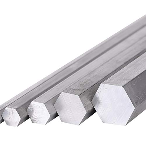 Wzwwjs Aluminio Hexagonal Barra sólida, una Buena procesabilidad, Longitud 600 mm, H: 22mm, 23mm,H:22mm Wzwwjs Aluminio Hexagonal Barra sólida, una Buena procesabilidad, Longitud 600 mm, H: 22mm, 23mm,H:22mm