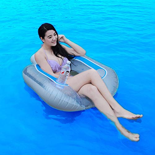 WZXHN Silla de Piscina Flotante Inflable para rehabilitación de Asientos de natación Aprender natación Playa Colchón de Agua Juguete Cama Flotante Individual Balsa